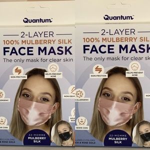 4 Mask In Total Mulberry Silk Mask 2-Pack Bundle